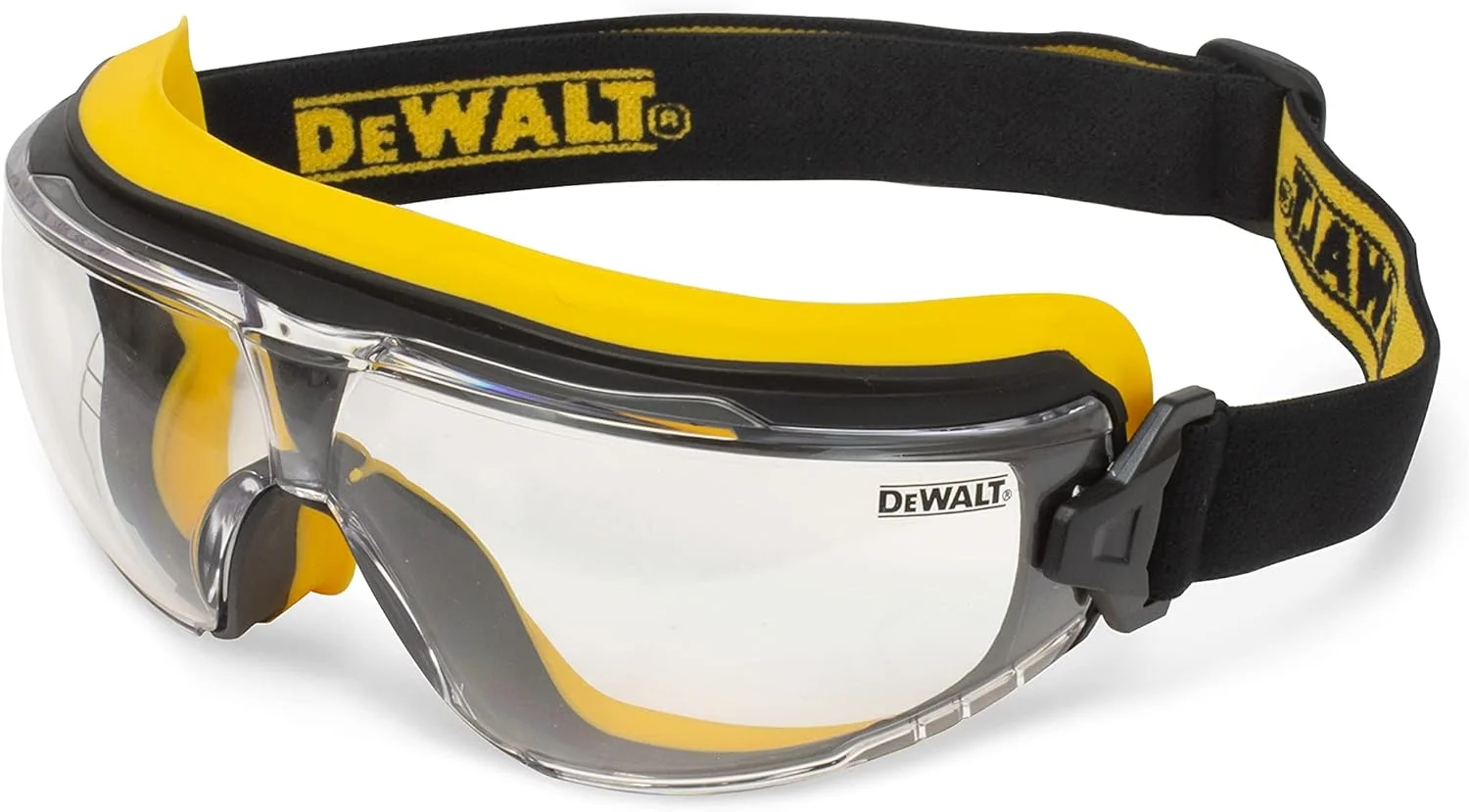عینک ایمنی محافظ عایق DEWALT، شفاف، ضد بخار و ضد خش