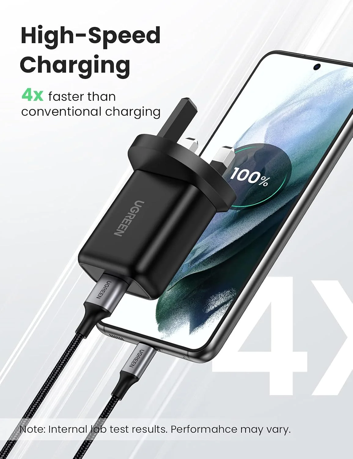 شارژر USB یوگرین 18 واتی، شارژر سریع سامسونگ، آداپتور دیواری QC 3.0، آداپتور برق موبایل سازگار با Samsung Galaxy S10,S9,S8,S7,A80,A70,A40، Huawei، Nokia، Xiaomi، Airpods و غیره شارژر USB یوگرین 18 واتی، شارژر سریع سامسونگ، آداپتور دیواری QC 3.0، آداپتور برق موبایل سازگار با Samsung Galaxy S10,S9,S8,S7,A80,A70,A40، Huawei، Nokia، Xiaomi، Airpods و غیره