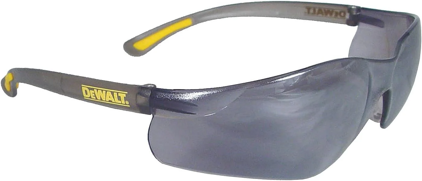 عینک ایمنی محافظ سبک وزن با عملکرد بالا و آینه نقره ای Dewalt DPG52-6C Contractor Pro