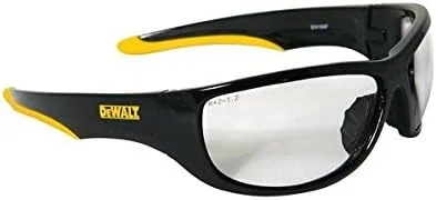 عینک ایمنی تمام فریم DeWalt DPG94-1D با لنز بزرگ و شفاف و محافظت در برابر تابش خیره کننده