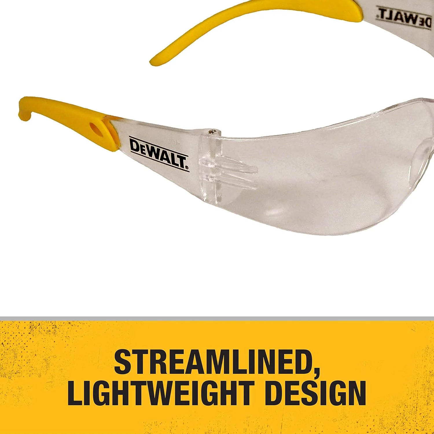 عینک ایمنی محافظ سبک وزن با عملکرد بالا DEWALT DPG54-9C مناسب محیط های داخلی/خارجی با فریم دورپیچ عینک ایمنی محافظ سبک وزن با عملکرد بالا DEWALT DPG54-9C مناسب محیط های داخلی/خارجی با فریم دورپیچ