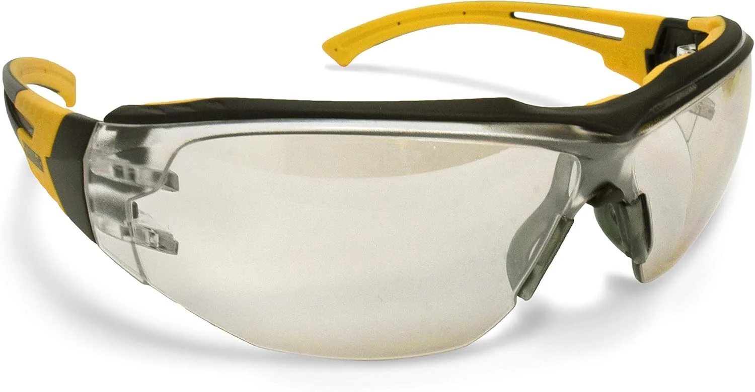 عینک ایمنی ممتاز DEWALT DPG108 Renovator - فریم مشکی - لنز داخلی/خارجی (DPG108-9D)