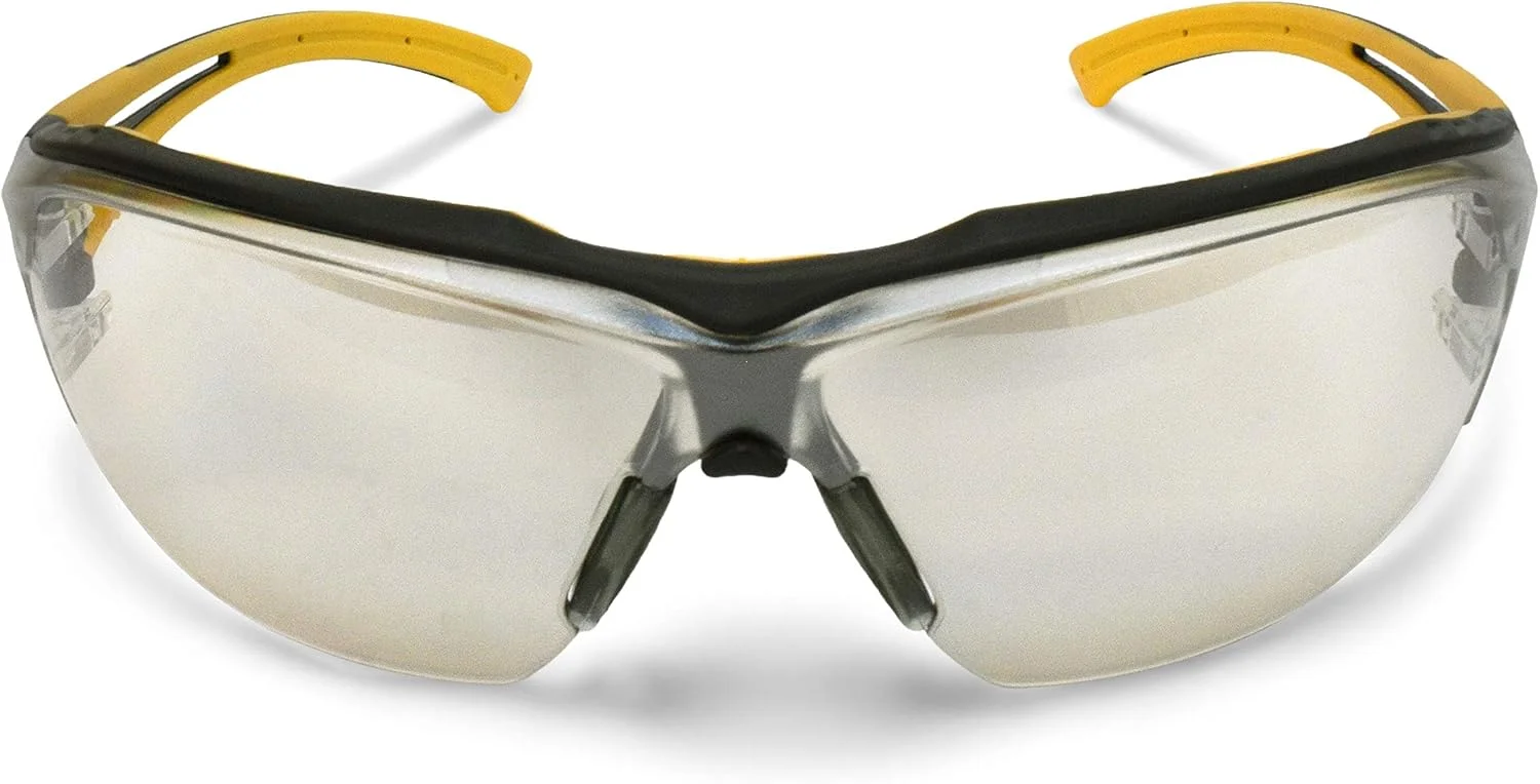 عینک ایمنی ممتاز DEWALT DPG108 Renovator - فریم مشکی - لنز داخلی/خارجی (DPG108-9D)