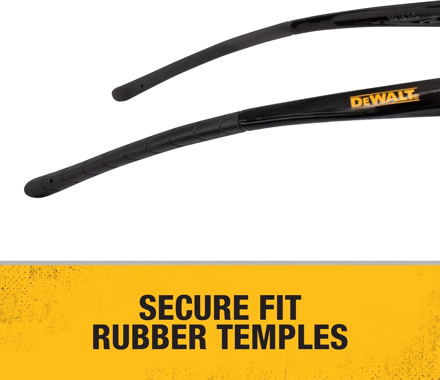 عینک ایمنی محافظ رادیوس Dewalt DPG51-2C با لنز منحنی پایه 10، دودی، مشکی