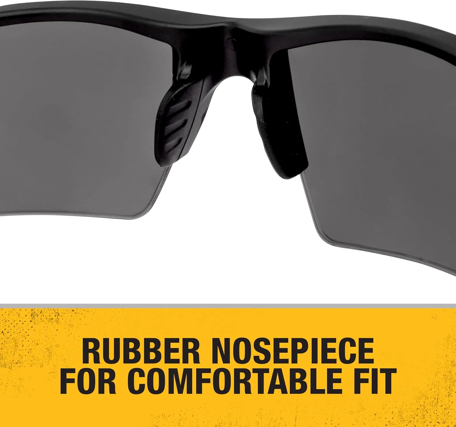 DEWALT Unisex DPG100 Half Frame Comfort Fit Protective Eyewear Black Frame Smoke Lens DEWALT Unisex DPG100 Half Frame Comfort Fit Protective Eyewear Black Frame Smoke Lens