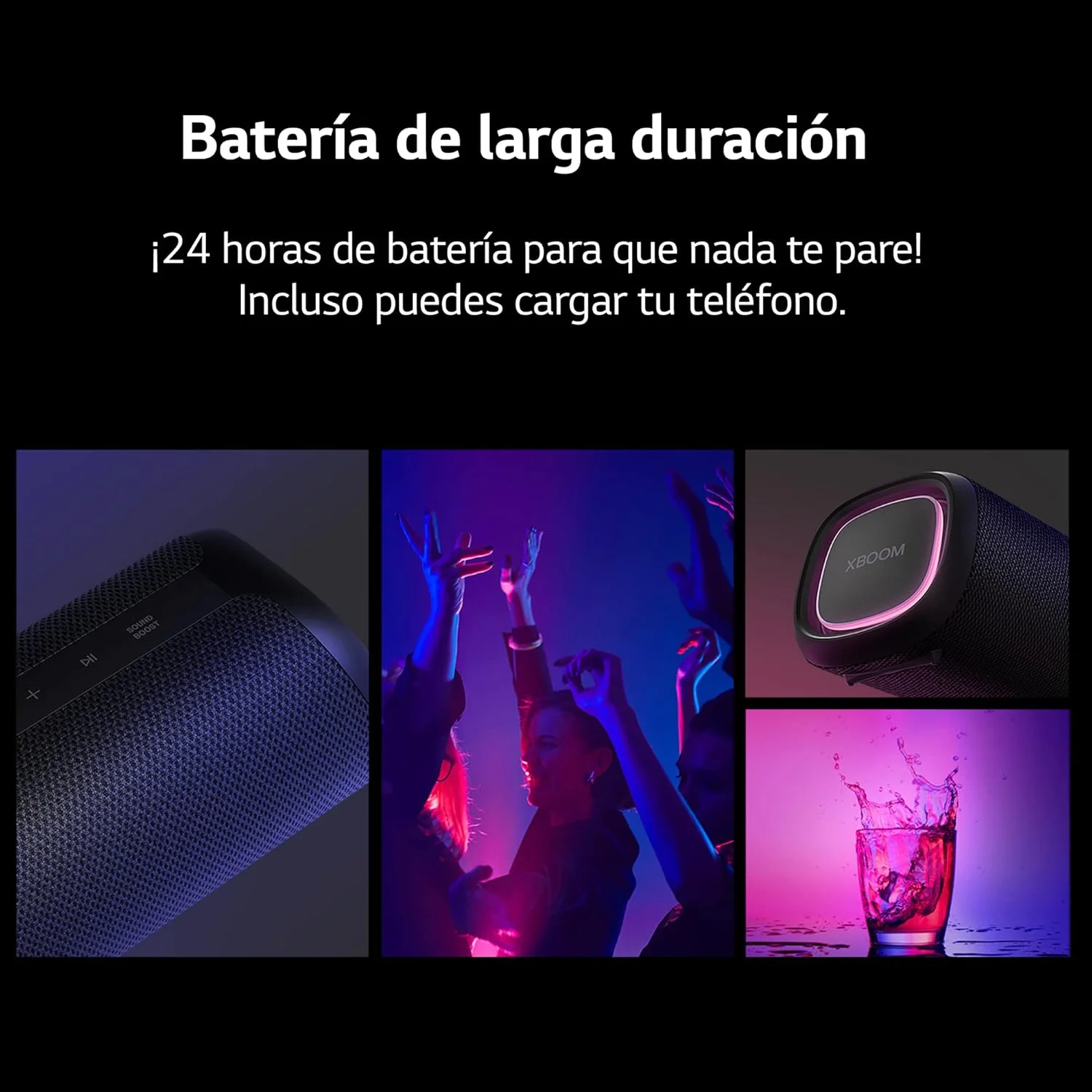LG XBOOM Go XG7QBK – Wireless Bluetooth Speaker, 40W, Sound Boost, IP67 Waterproof, 24H Battery Lifetime, Variable LED Lights Colour, Wide Connectivity, Anthracite LG XBOOM Go XG7QBK – Wireless Bluetooth Speaker, 40W, Sound Boost, IP67 Waterproof, 24H Battery Lifetime, Variable LED Lights Colour, Wide Connectivity, Anthracite