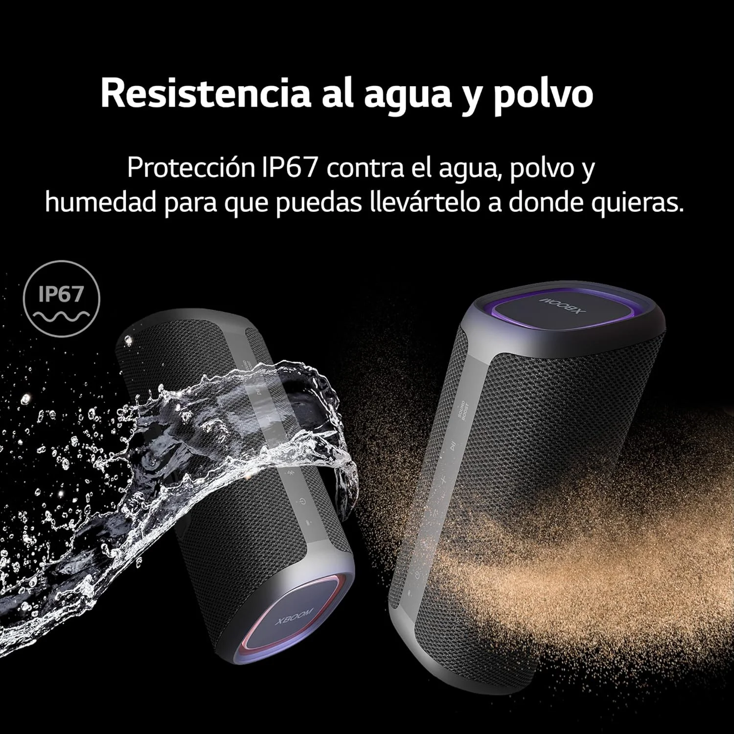 LG XBOOM Go XG7QBK – Wireless Bluetooth Speaker, 40W, Sound Boost, IP67 Waterproof, 24H Battery Lifetime, Variable LED Lights Colour, Wide Connectivity, Anthracite LG XBOOM Go XG7QBK – Wireless Bluetooth Speaker, 40W, Sound Boost, IP67 Waterproof, 24H Battery Lifetime, Variable LED Lights Colour, Wide Connectivity, Anthracite