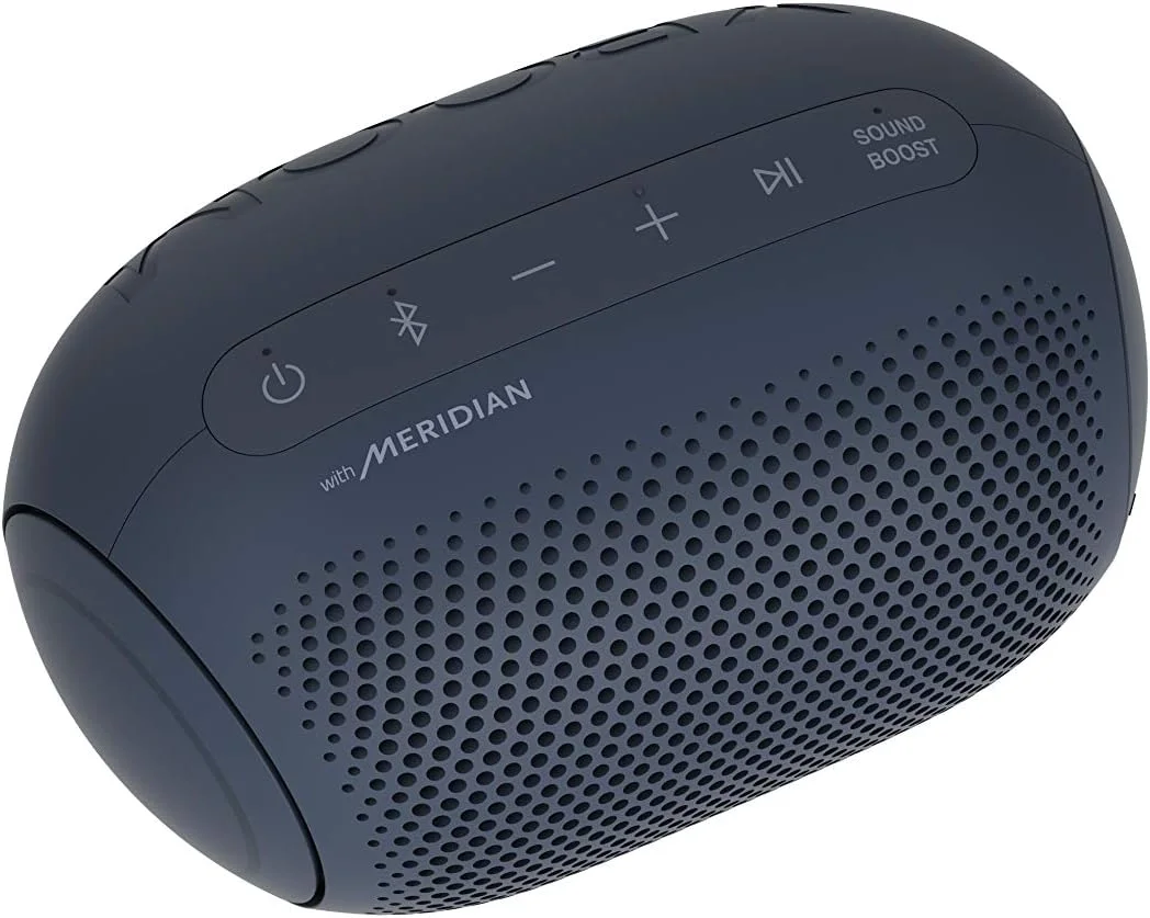 Lg Xboom Go Pl2 Potable Bluetooth Wireless Speaker With Meridian Technology, Dark Grey, Lg Av Pl2 Bt Speaker Lg Xboom Go Pl2 Potable Bluetooth Wireless Speaker With Meridian Technology, Dark Grey, Lg Av Pl2 Bt Speaker