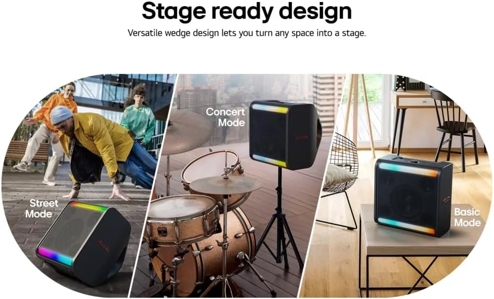 اسپیکر قابل حمل ال جی Stage 301 با توان 120 وات