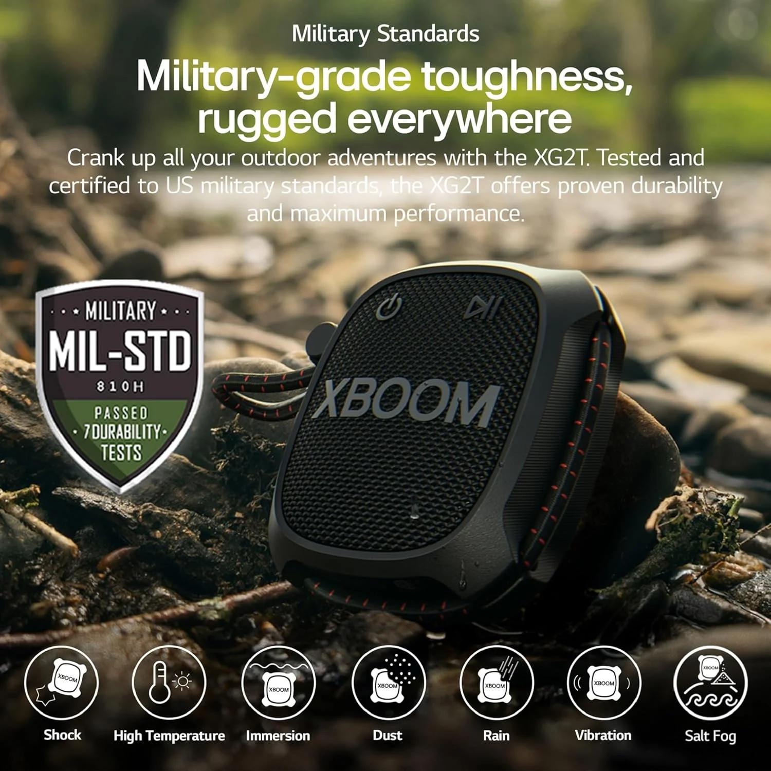 اسپیکر بی سیم ال جی XG2T XBOOM Go با صدای قدرتمند و تا 10 ساعت عمر باتری اسپیکر بی سیم ال جی XG2T XBOOM Go با صدای قدرتمند و تا 10 ساعت عمر باتری