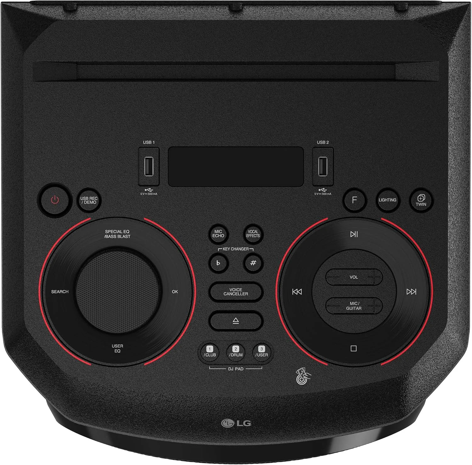 اسپیکر ال جی ON5 با نورهای چند رنگی RGB، 2 عدد توییتر، ووفر 8 اینچی، تیونر FM، DAB+، ضبط کننده USB، بلوتوث 4.0، سینی CD، افکت های DJ و عملکرد کارائوکه اسپیکر ال جی ON5 با نورهای چند رنگی RGB، 2 عدد توییتر، ووفر 8 اینچی، تیونر FM، DAB+، ضبط کننده USB، بلوتوث 4.0، سینی CD، افکت های DJ و عملکرد کارائوکه