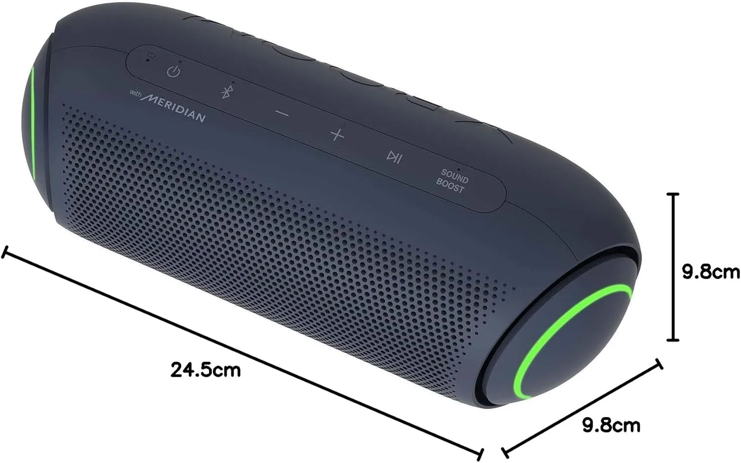 اسپیکر بلوتوثی بی سیم قابل حمل ال جی XBOOM Go PL7 با عمر باتری تا 24 ساعت، اسپیکر بلوتوثی مهمانی مقاوم در برابر آب IPX5، سازگار با تلویزیون ال ای دی ال جی، مشکی اسپیکر بلوتوثی بی سیم قابل حمل ال جی XBOOM Go PL7 با عمر باتری تا 24 ساعت، اسپیکر بلوتوثی مهمانی مقاوم در برابر آب IPX5، سازگار با تلویزیون ال ای دی ال جی، مشکی