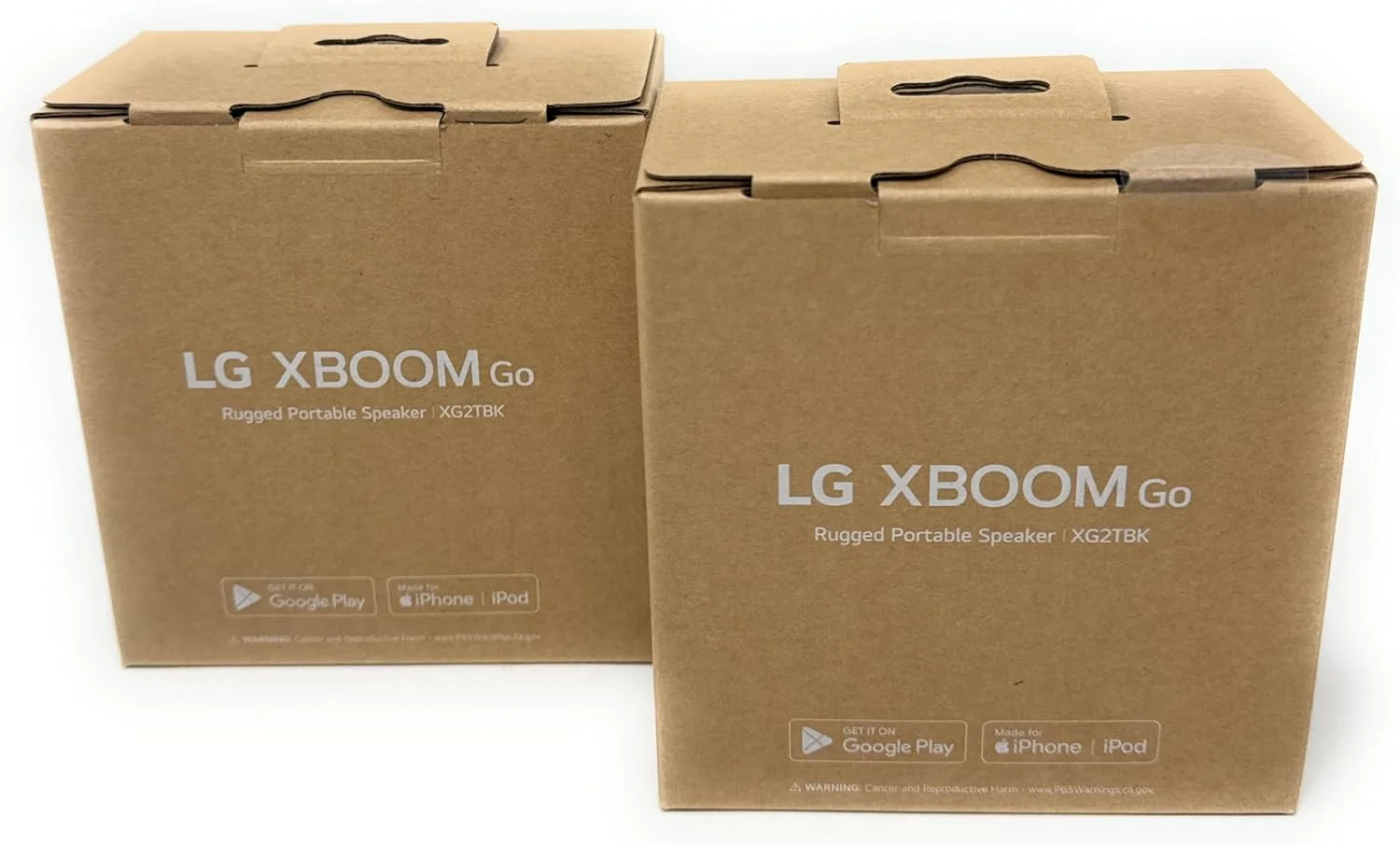 اسپیکر بلوتوثی قابل حمل ال جی XBOOM Go مدل XG2TBK - بسته 2 عددی با صدای قدرتمند اسپیکر بلوتوثی قابل حمل ال جی XBOOM Go مدل XG2TBK - بسته 2 عددی با صدای قدرتمند