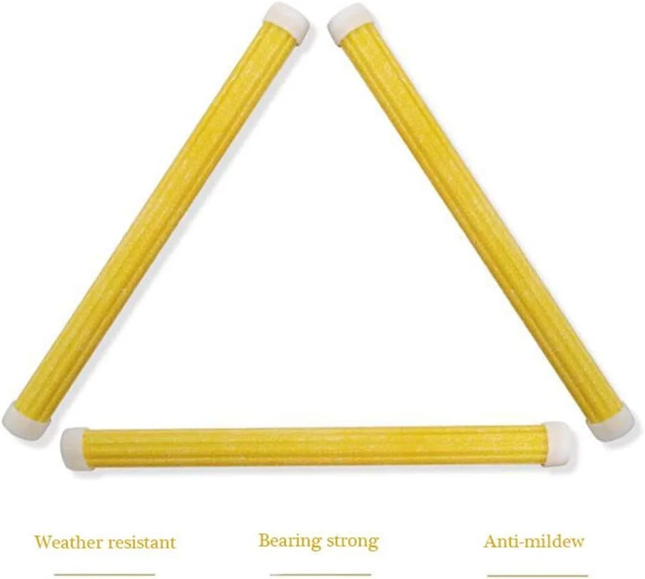 نردبان طنابی فرار اضطراری از آتش سوزی - نردبان تخلیه با قلاب - نردبان طنابی ایمنی در برابر آتش سوزی مقاوم، استقرار سریع و آسان برای استفاده - قابل حمل، جمع و جور و آسان برای نگهداری - قابل استفاده مجدد، 30 متر