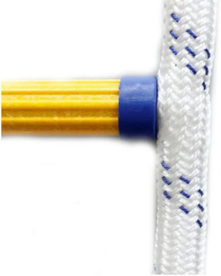 نردبان طنابی ایمنی، نردبان فرار از آتش، نردبان اضطراری فرار از آتش، نردبان نجات طنابی نردبان نرم نایلونی فضای باز برای کار در ارتفاع/25 متر/97.6 فوت