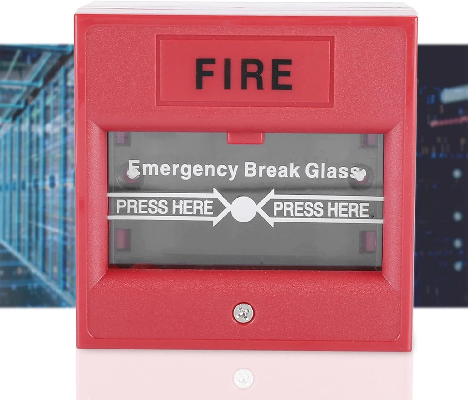 دکمه آلارم خروج اضطراری درب Leapiture، کلید آلارم شکستن شیشه ایمنی رهاسازی درب اضطراری برای جعبه آتش نشانی ایمنی خانه/تجارت دکمه آلارم خروج اضطراری درب Leapiture، کلید آلارم شکستن شیشه ایمنی رهاسازی درب اضطراری برای جعبه آتش نشانی ایمنی خانه/تجارت