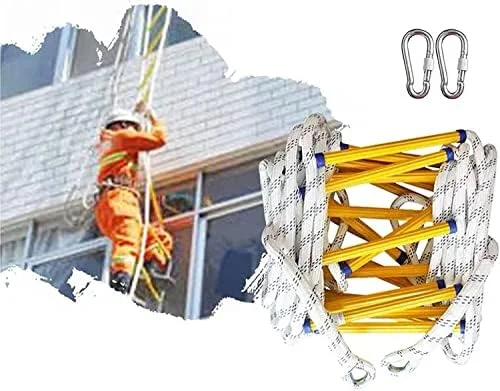 نردبان فرار از آتش، نردبان طنابی فرار از آتش، نردبان نجات اضطراری، نردبان ایمنی نرم غیر لغزنده قابل حمل، قابل استفاده مجدد با قلاب/25 متر (25 متر) نردبان فرار از آتش، نردبان طنابی فرار از آتش، نردبان نجات اضطراری، نردبان ایمنی نرم غیر لغزنده قابل حمل، قابل استفاده مجدد با قلاب/25 متر (25 متر)