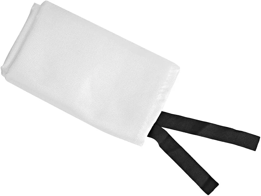 پتو اطفاء حریق اضطراری JEOZBM، پتو مقاوم در برابر آتش، پتو فایبرگلاس برای ایمنی و بقا در خاموش کردن آتش برای آشپزخانه منزل (1.5 متری - سفید)