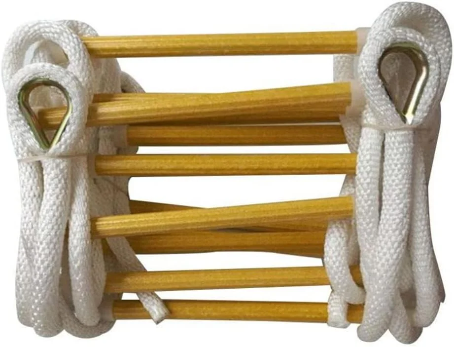 نردبان طنابی نرم نردبان فرار آتش نشانی نردبان نایلونی خانگی بیرونی ساختمان بلند ایمنی اضطراری فرار از آتش نردبان طنابی ایمنی مقاوم در برابر شعله / 25 متر / 97.6 فوت نردبان طنابی نرم نردبان فرار آتش نشانی نردبان نایلونی خانگی بیرونی ساختمان بلند ایمنی اضطراری فرار از آتش نردبان طنابی ایمنی مقاوم در برابر شعله / 25 متر / 97.6 فوت