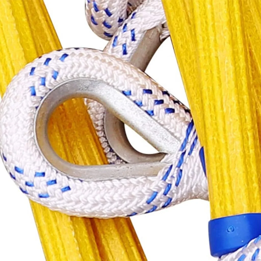 نردبان فرار از آتش 10 متری طناب نجات ضد لغزش نردبان ایمنی نرم اضطراری آتش نشانی و نجات در فضای باز / 20 متر / 65.6 فوت