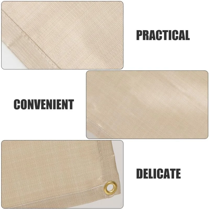 پتو ضد حریق SUPVOX: زیرانداز عایق حرارت برای کمپینگ و باربیکیو در فضای باز - جنس الیاف شیشه، 100 X 100 سانتی متر