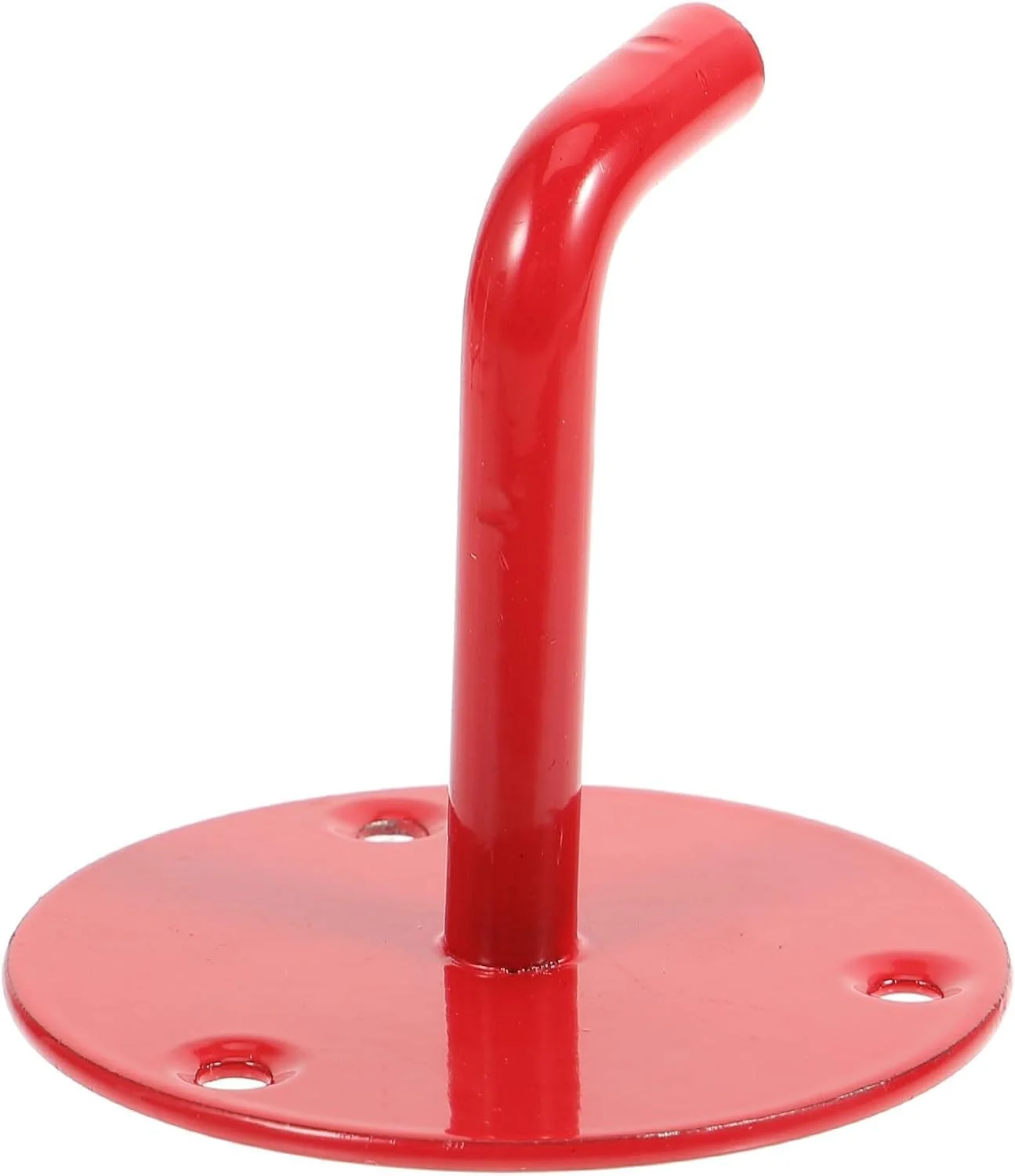 قلاب نگهدارنده کپسول آتش نشانی سیلتوکس به همراه پیچ و مهره، بست آویز دیواری برای نگهداری ایمن کپسول آتش نشانی، رنگ قرمز، 10 عدد