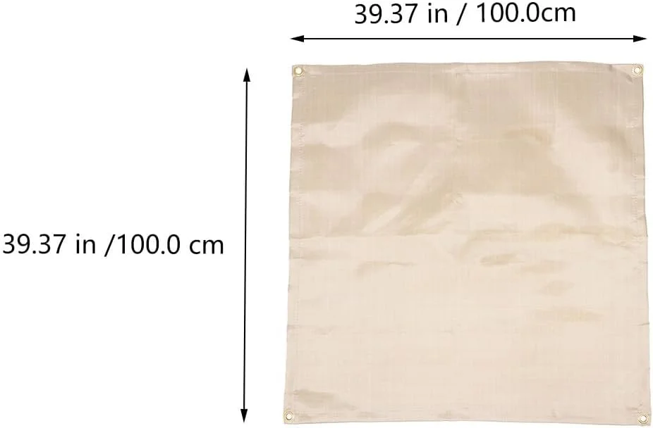 پتو ضد حریق SUPVOX: زیرانداز عایق حرارت برای کمپینگ و باربیکیو در فضای باز - جنس الیاف شیشه، 100 X 100 سانتی متر