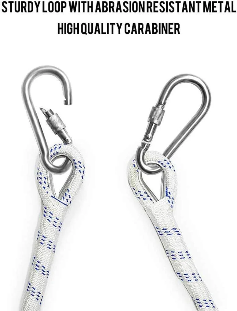 نردبان فرار اضطراری آتش نشانی HOKVJ، نردبان طنابی ایمنی مقاوم در برابر شعله با قلاب - نردبان طنابی فرار آتش سوزی با کاربری آسان - جمع و جور و آسان برای نگهداری - قابل استفاده مجدد، 15 سانتی متر (اندازه: 15 سانتی متر) نردبان فرار اضطراری آتش نشانی HOKVJ، نردبان طنابی ایمنی مقاوم در برابر شعله با قلاب - نردبان طنابی فرار آتش سوزی با کاربری آسان - جمع و جور و آسان برای نگهداری - قابل استفاده مجدد، 15 سانتی متر (اندازه: 15 سانتی متر)