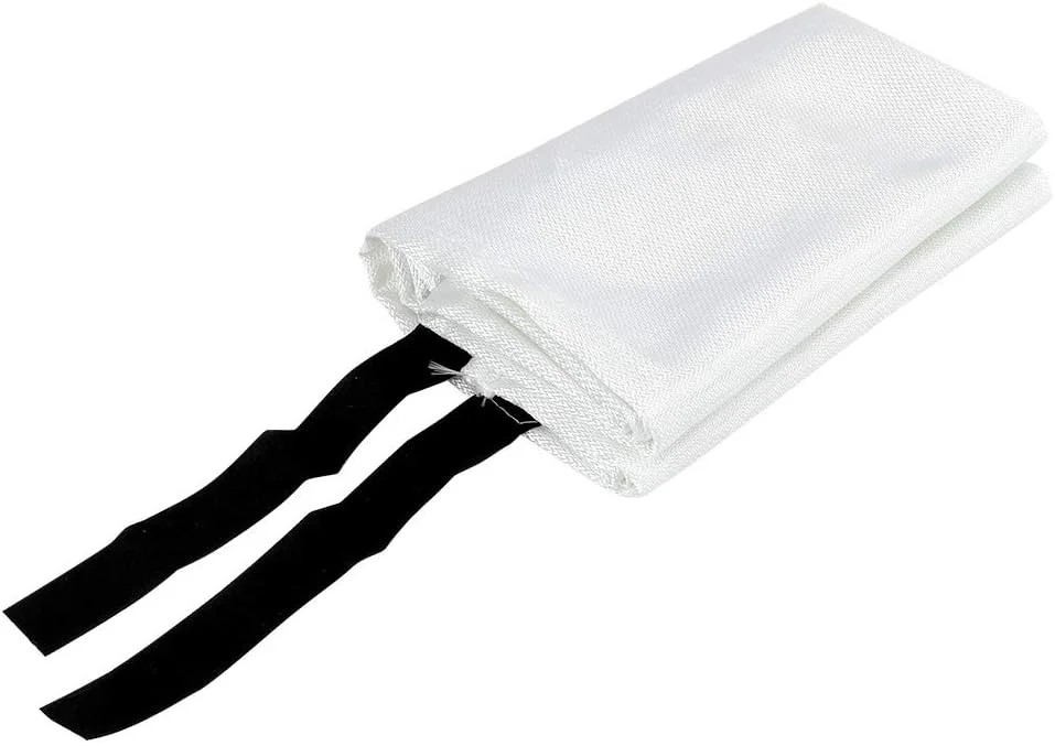 پتو آتش نشانی Junlucki، پوشش ایمنی 1mx1m پناهگاه آتش، اضطراری برای آشپزخانه کمپینگ