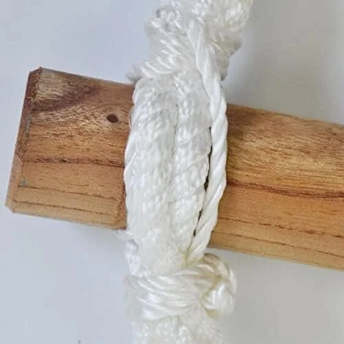 نردبان طنابی فرار از آتش سوزی، نردبان ایمنی مقاوم در برابر شعله، فرار اضطراری از آتش سوزی با قلاب کارابین، فرار از پنجره و بالکن / 15 متر / 49 فوت (25 متر 82 فوت)