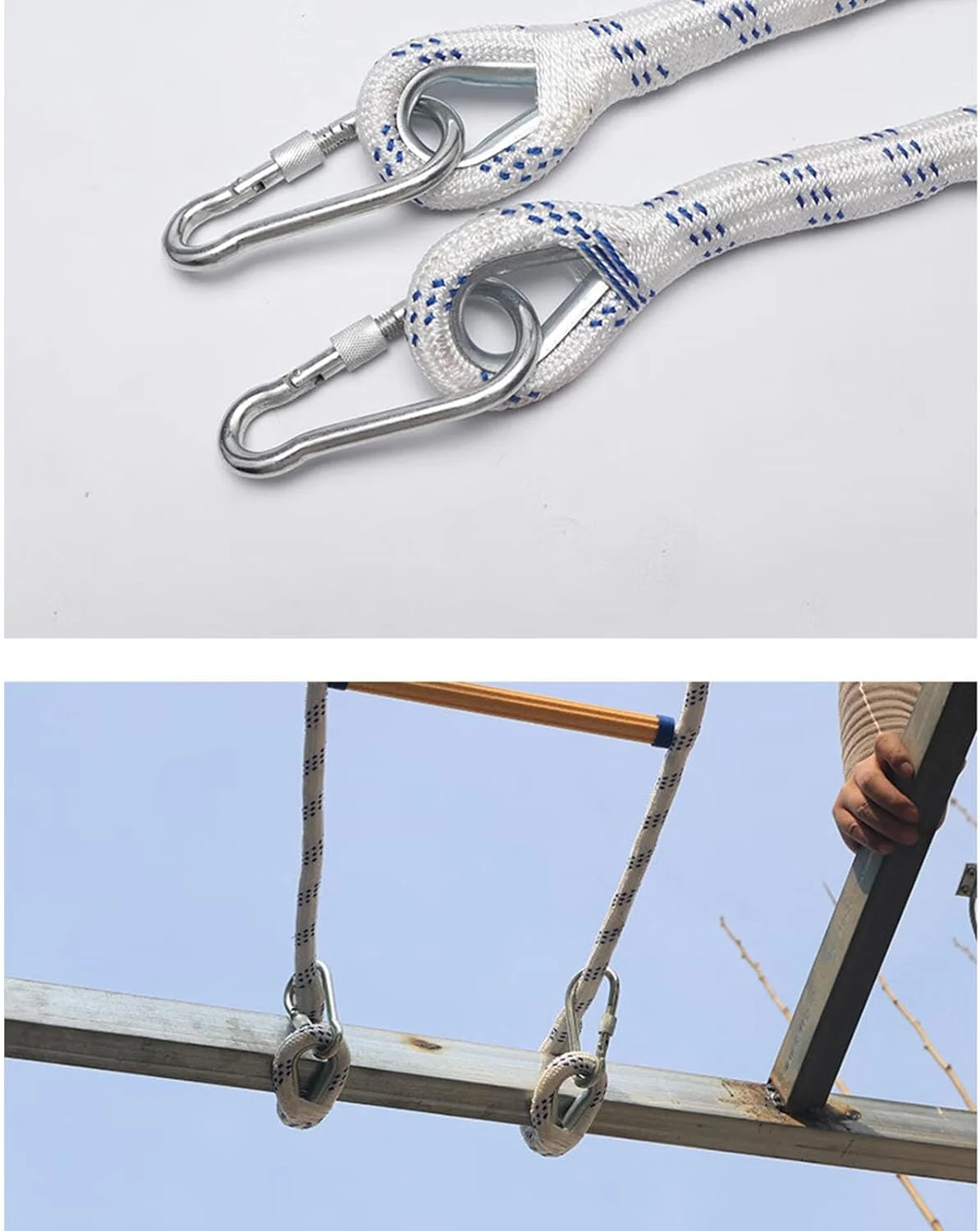 نردبان طنابی، نردبان ایمنی، نردبان فرار اضطراری آتش نشانی، نردبان های فرار طنابی برای بزرگسالان و کودکان، تخلیه آسان، 15 متر (66 فوت/20 متر) نردبان طنابی، نردبان ایمنی، نردبان فرار اضطراری آتش نشانی، نردبان های فرار طنابی برای بزرگسالان و کودکان، تخلیه آسان، 15 متر (66 فوت/20 متر)