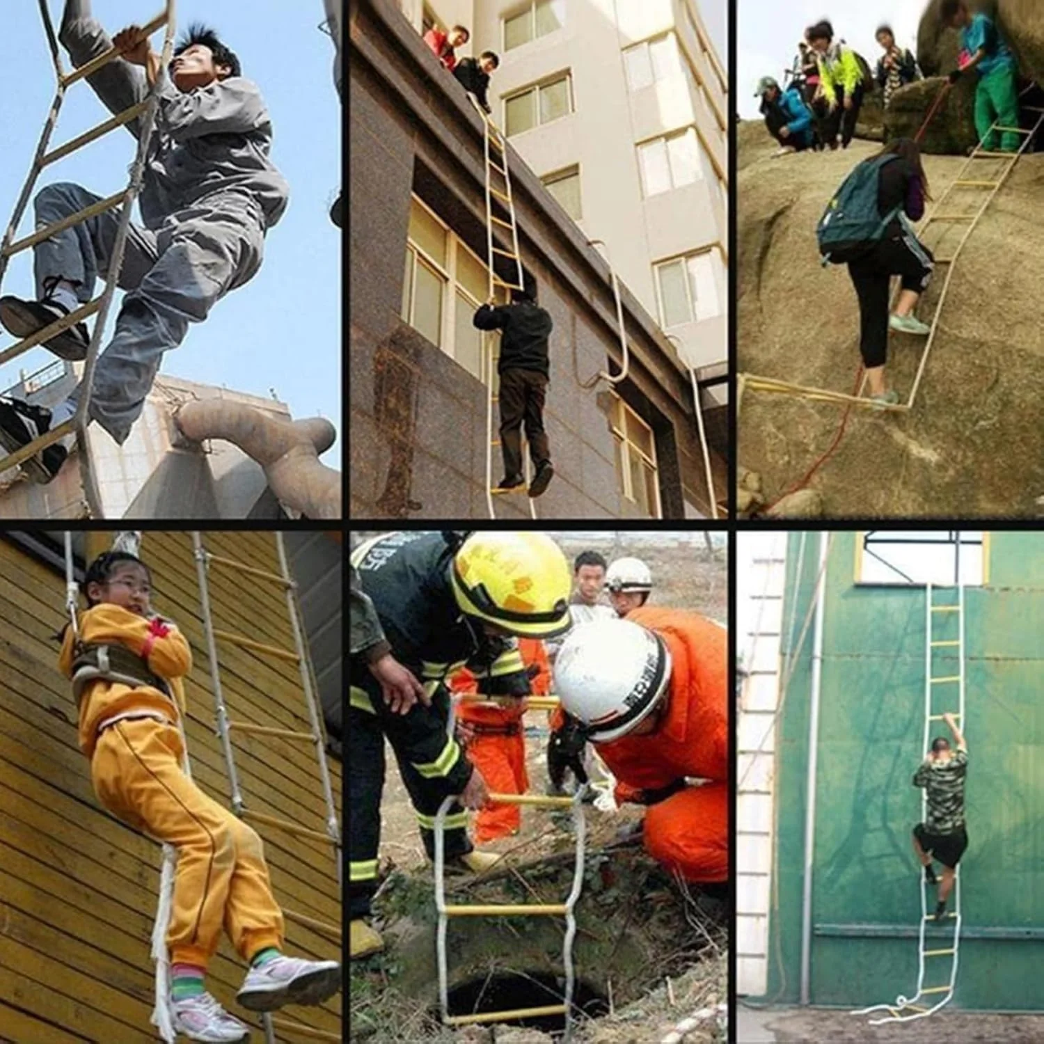 نردبان طنابی، نردبان ایمنی، نردبان فرار اضطراری آتش نشانی، نردبان های فرار طنابی برای بزرگسالان و کودکان، تخلیه آسان، 15 متر (66 فوت/20 متر) نردبان طنابی، نردبان ایمنی، نردبان فرار اضطراری آتش نشانی، نردبان های فرار طنابی برای بزرگسالان و کودکان، تخلیه آسان، 15 متر (66 فوت/20 متر)