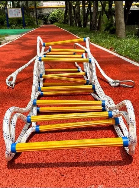 نردبان طنابی، نردبان فرار از آتش، نردبان ایمنی تخلیه 2 تا 10 طبقه، نردبان نجات ضد حریق با قلاب، نردبان فرار اضطراری از آتش / 20 متر / 65 (12 متر / 39 فوت)