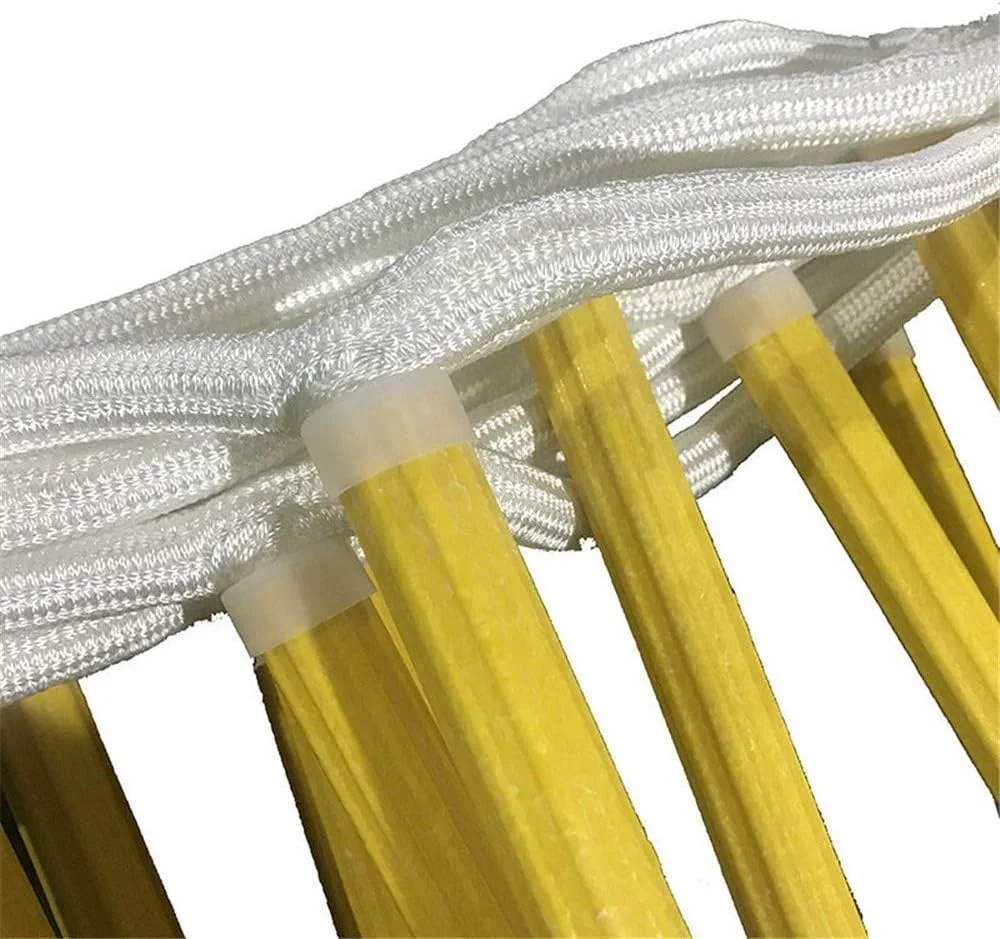 نردبان طنابی فرار اضطراری از آتش - نردبان طنابی ایمنی در برابر آتش مقاوم و مستحکم، نردبان طنابی ایمنی مقاوم در برابر شعله با قلاب - استقرار سریع و آسان برای استفاده - قابل استفاده مجدد، 15 متر