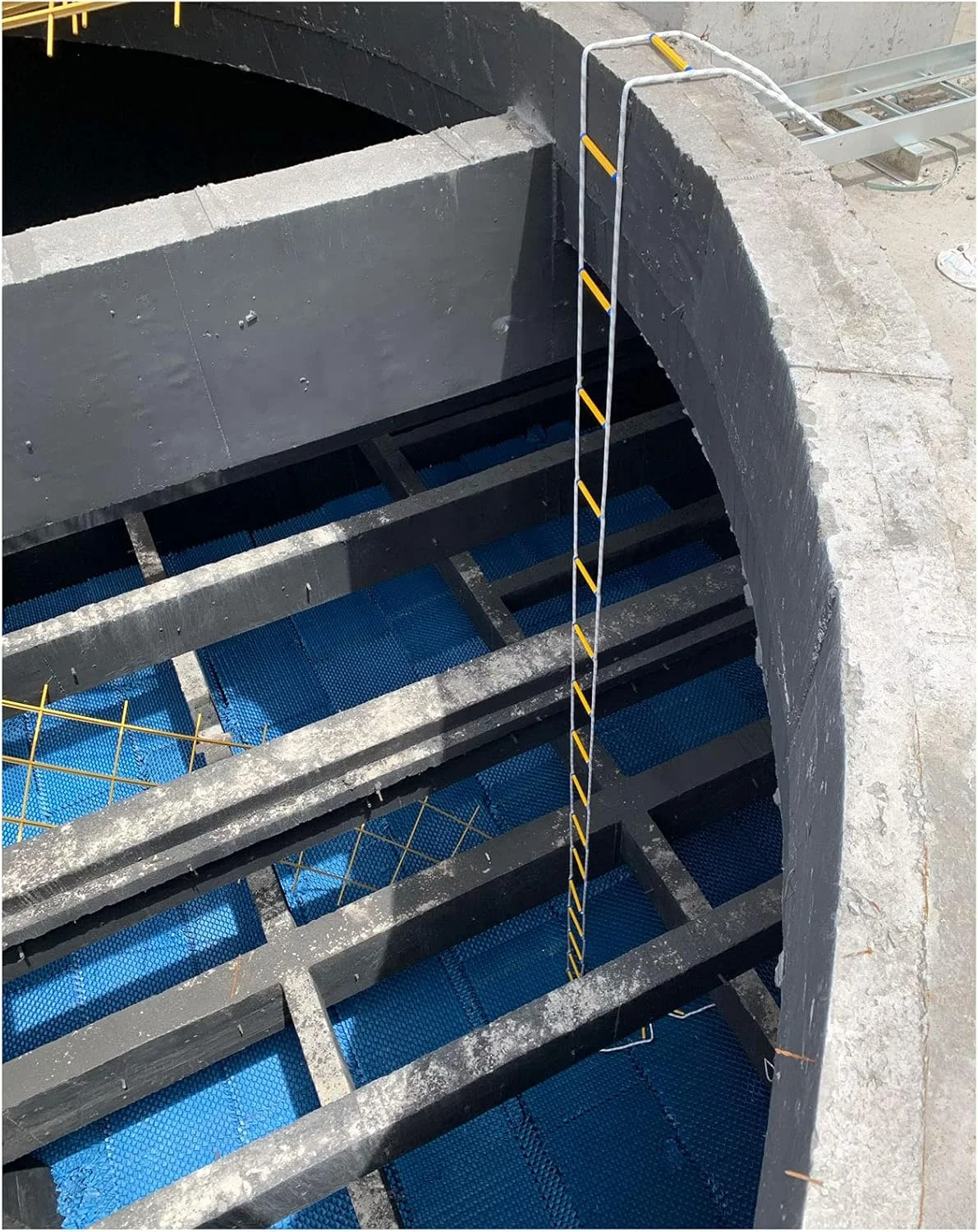 نردبان فرار از آتش WJFZDLUCK، نردبان ایمنی اضطراری فرار از آتش، نردبان طنابی فرار از آتش، طناب نجات ضد لغزش برای نردبان های فرار اضطراری از آتش / 5 متر / 16 فوت