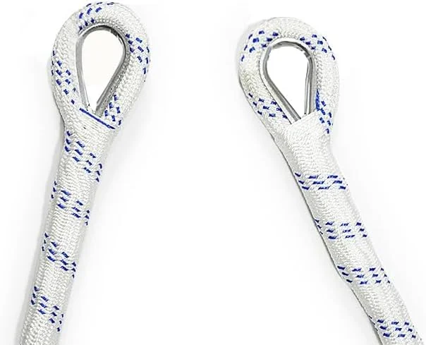 نردبان طنابی فرار از آتش Aoneky - نردبان ایمنی مقاوم در برابر آتش برای تخلیه اضطراری کودکان و بزرگسالان، نردبان نجات آتش نشانی 2-3 طبقه (4.8 متر)