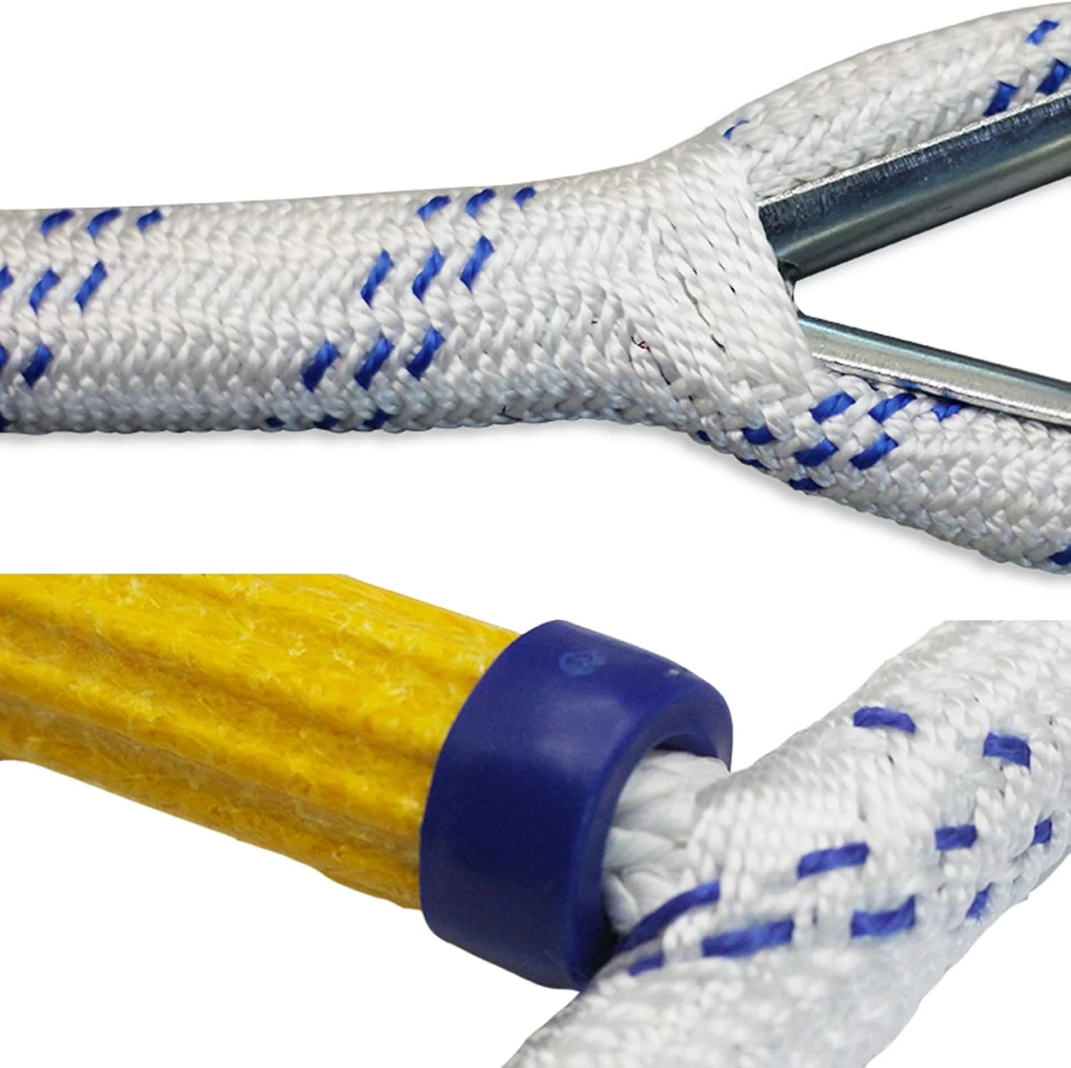 نردبان فرار ضد حریق برای شرایط اضطراری - نردبان طنابی نایلونی برای ایمنی در برابر آتش سوزی - نردبان آتش نشانی با کاربری آسان برای نجات در خانه یا محل کار