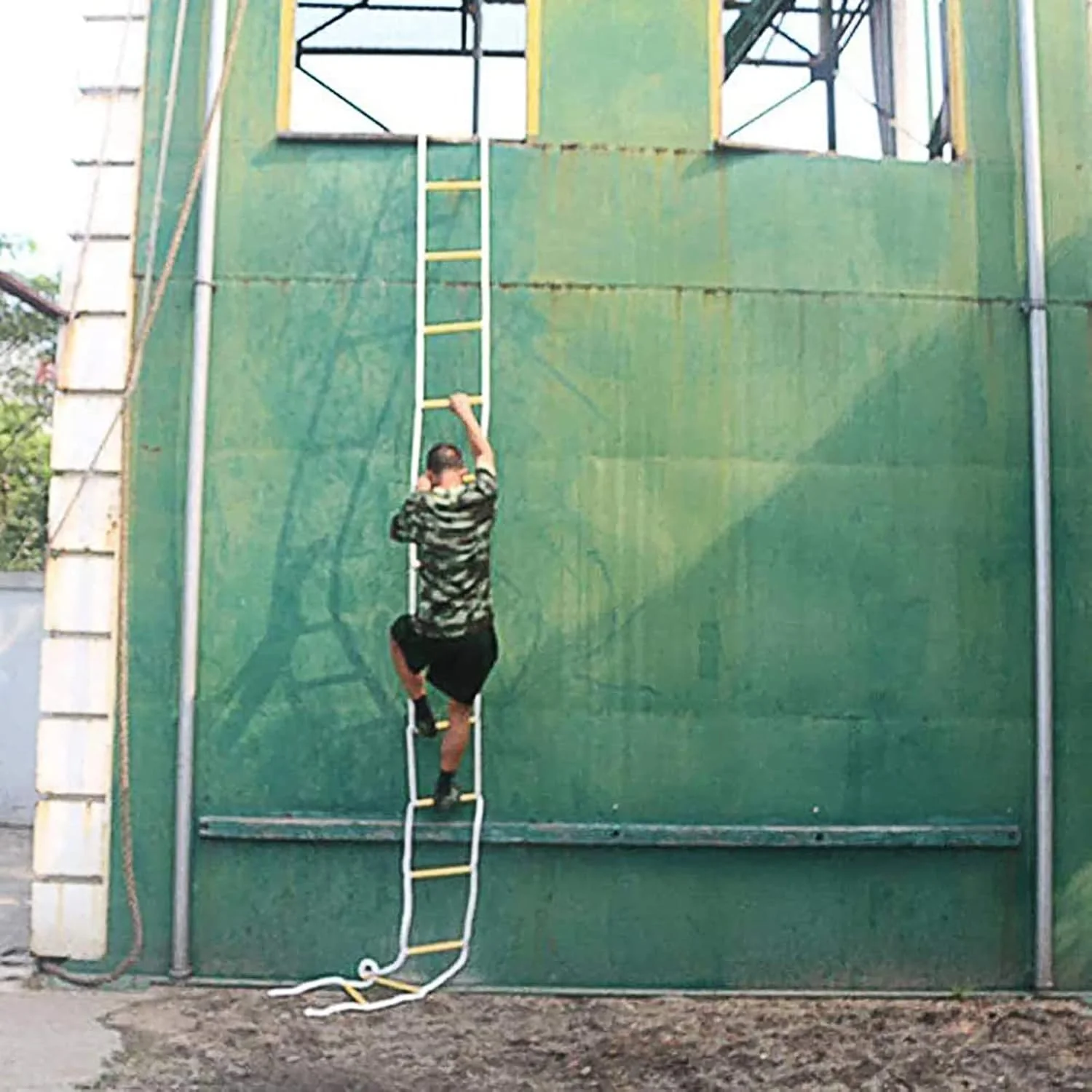 نردبان طنابی فرار، نردبان فرار آتش نشانی بالکن ایمنی، نردبان نرم طنابی ایمنی ضد لغزش با قابلیت استقرار سریع، نردبان آتش نشانی مقاوم در برابر شعله برای کودکان و بزرگسالان، فرار از پنجره و بالکن (سایز: 3 متر) نردبان طنابی فرار، نردبان فرار آتش نشانی بالکن ایمنی، نردبان نرم طنابی ایمنی ضد لغزش با قابلیت استقرار سریع، نردبان آتش نشانی مقاوم در برابر شعله برای کودکان و بزرگسالان، فرار از پنجره و بالکن (سایز: 3 متر)