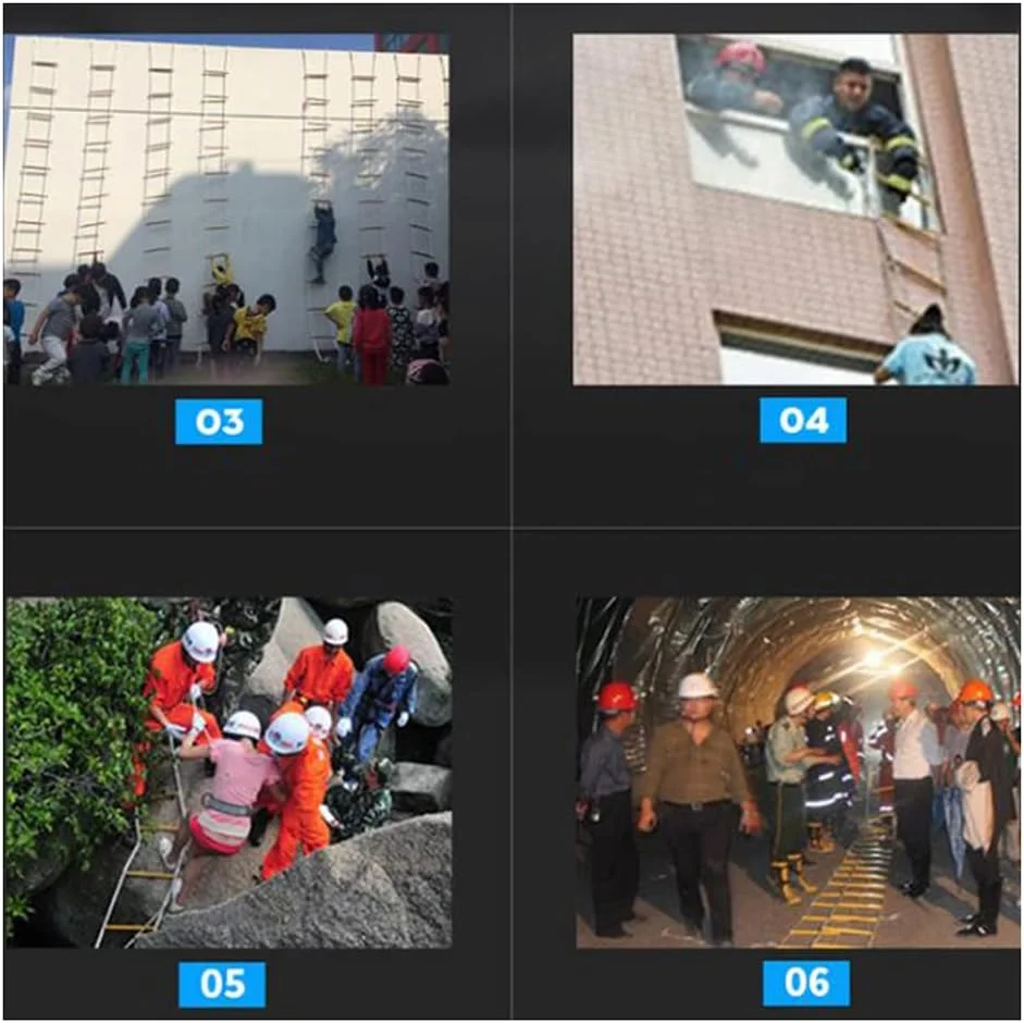 نردبان ایمنی، نردبان طنابی نجات آتش نشانی، نردبان طنابی فرار اضطراری کار ایمنی، نجات آتش نشانی، صخره نوردی، کار هوایی، نجات، نردبان طنابی فرار /B/30M/117Ft
