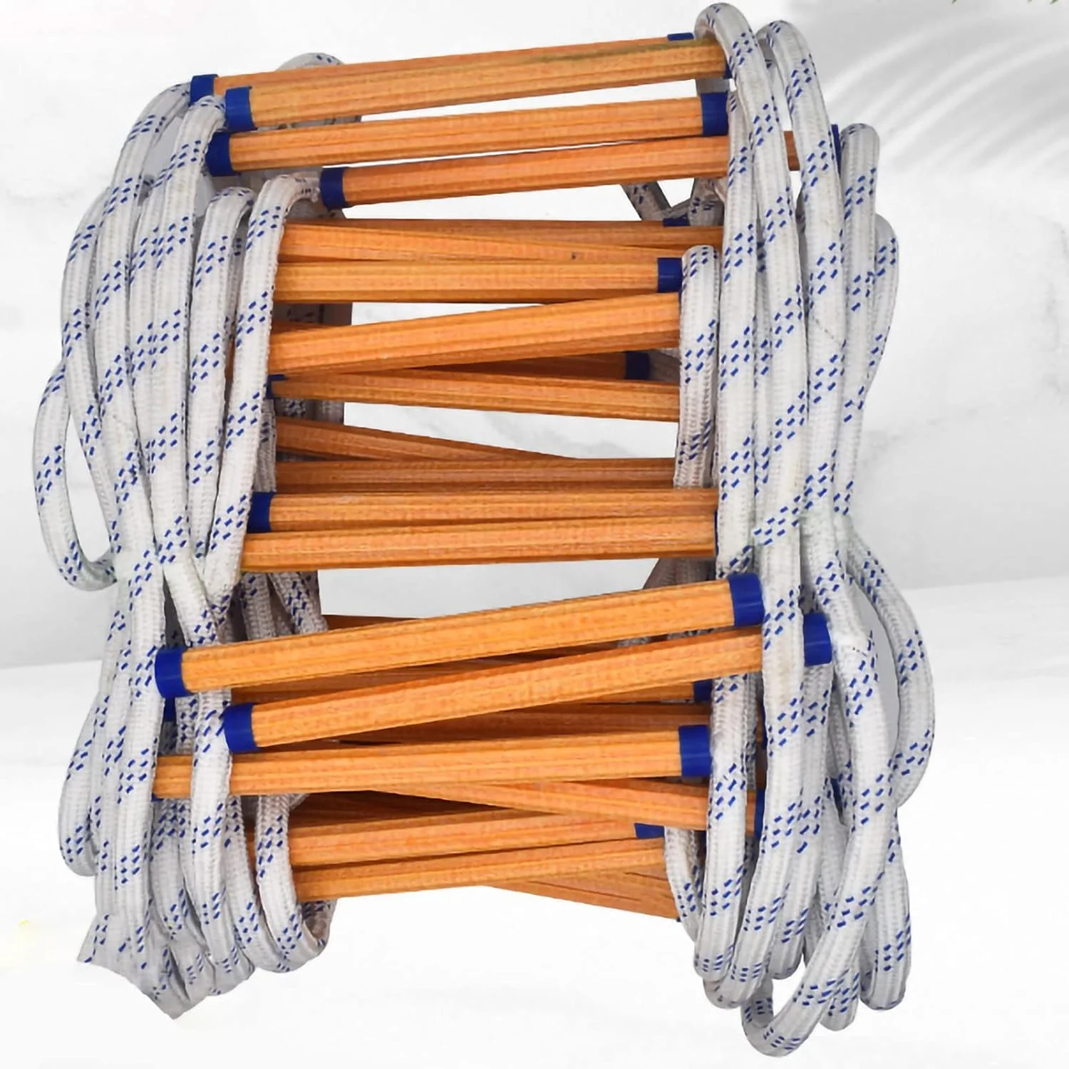 نردبان طنابی آتش نشانی اضطراری JEOZBM، 2 طبقه، 16 فوت، نردبان ایمنی آتش نشانی مقاوم در برابر شعله، نردبان کار در فضای باز قابل استفاده مجدد نردبان طنابی آتش نشانی اضطراری JEOZBM، 2 طبقه، 16 فوت، نردبان ایمنی آتش نشانی مقاوم در برابر شعله، نردبان کار در فضای باز قابل استفاده مجدد