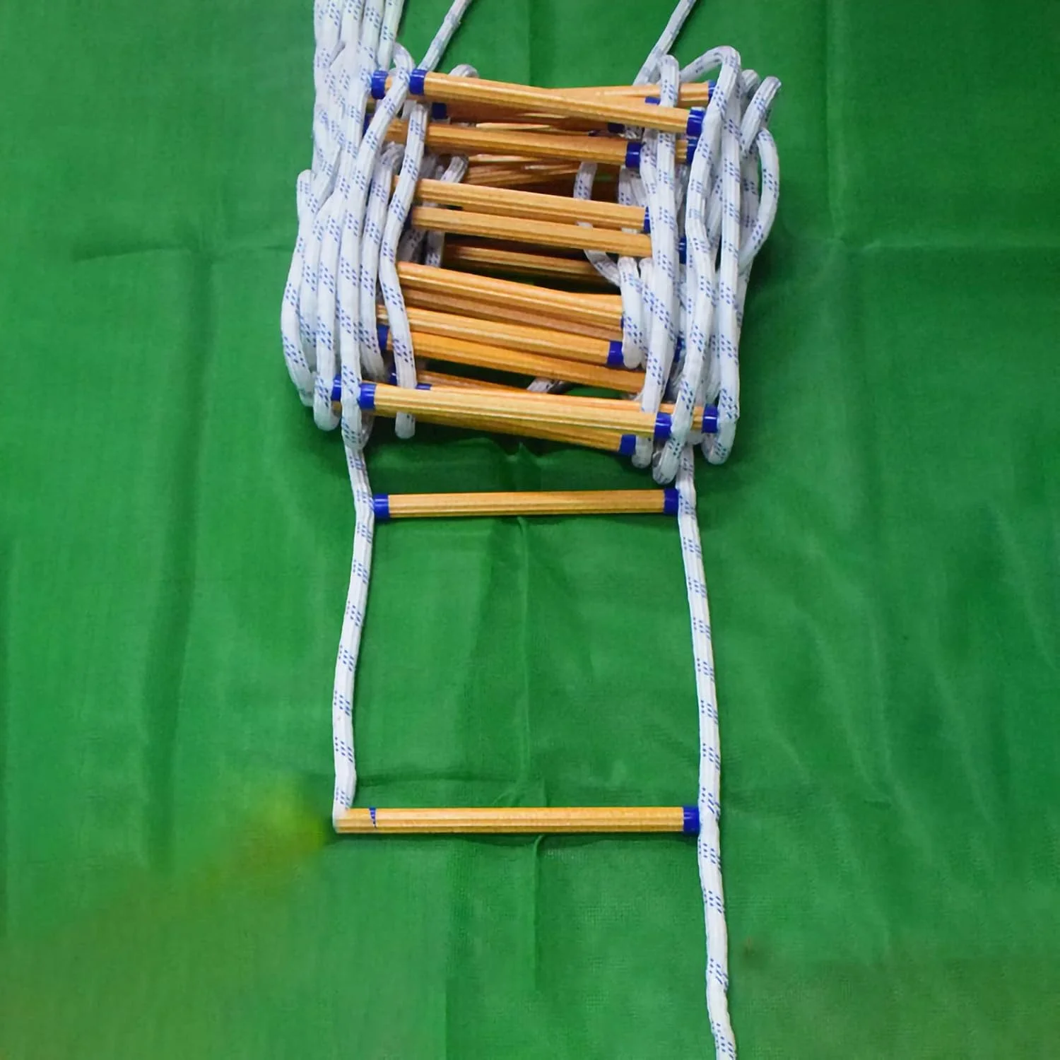 نردبان طنابی آتش نشانی اضطراری JEOZBM، 2 طبقه، 16 فوت، نردبان ایمنی آتش نشانی مقاوم در برابر شعله، نردبان کار در فضای باز قابل استفاده مجدد نردبان طنابی آتش نشانی اضطراری JEOZBM، 2 طبقه، 16 فوت، نردبان ایمنی آتش نشانی مقاوم در برابر شعله، نردبان کار در فضای باز قابل استفاده مجدد