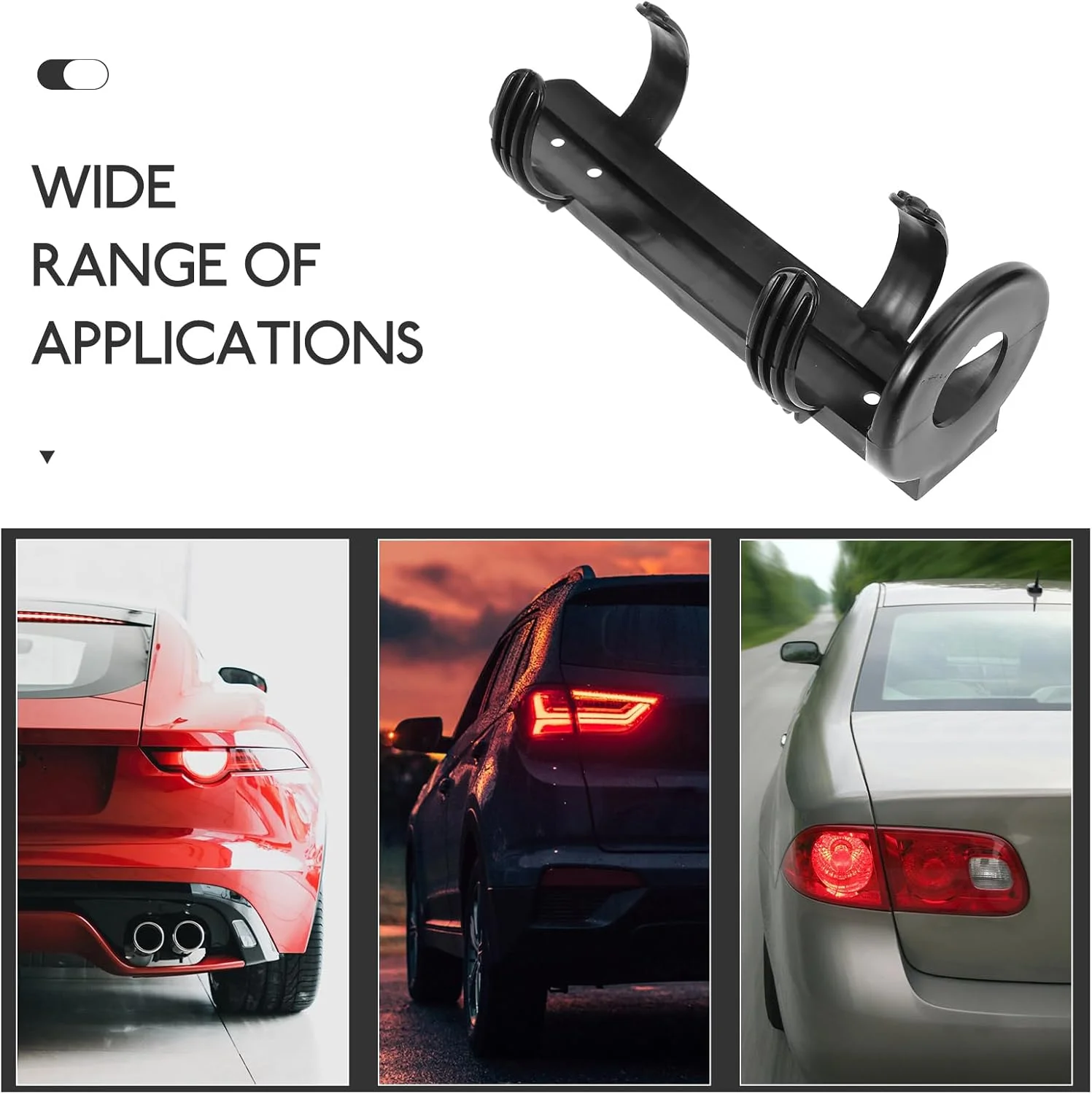 ULTECHNOVO نگهدارنده پلاستیکی کپسول آتش نشانی دیواری، نگهدارنده کپسول آتش نشانی برای خودرو، براکت نصب کپسول آتش نشانی مشکی