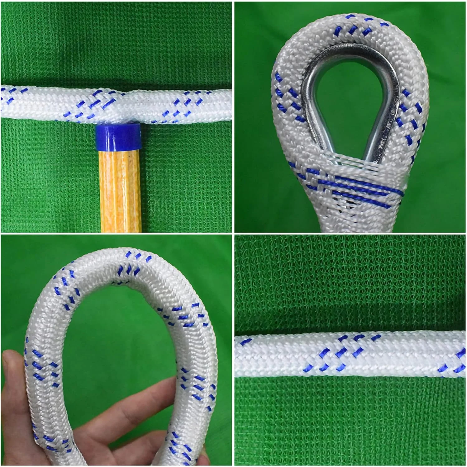 نردبان طنابی آتش نشانی اضطراری JEOZBM، 2 طبقه، 16 فوت، نردبان ایمنی آتش نشانی مقاوم در برابر شعله، نردبان کار در فضای باز قابل استفاده مجدد نردبان طنابی آتش نشانی اضطراری JEOZBM، 2 طبقه، 16 فوت، نردبان ایمنی آتش نشانی مقاوم در برابر شعله، نردبان کار در فضای باز قابل استفاده مجدد