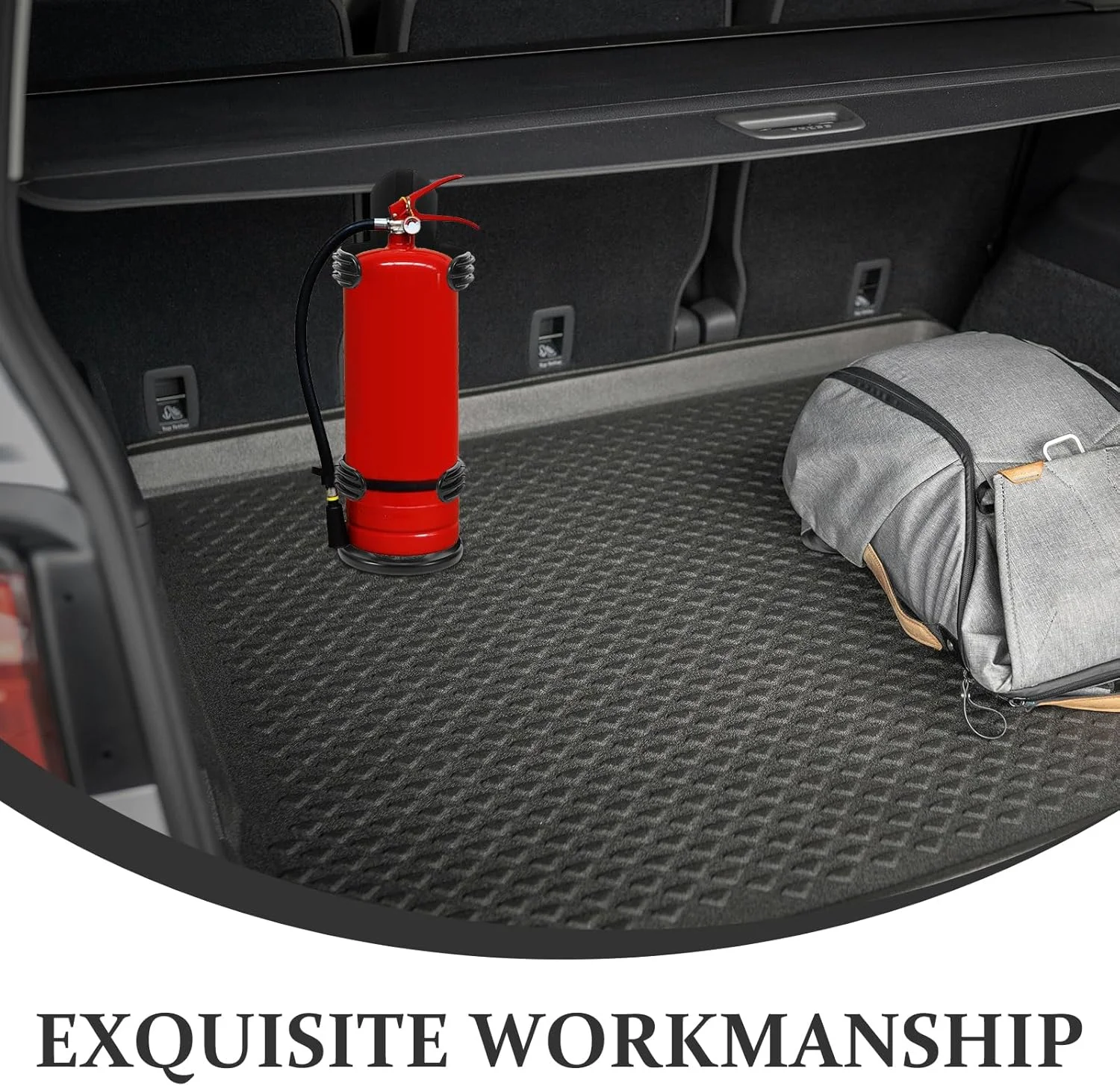 ULTECHNOVO نگهدارنده پلاستیکی کپسول آتش نشانی دیواری، نگهدارنده کپسول آتش نشانی برای خودرو، براکت نصب کپسول آتش نشانی مشکی