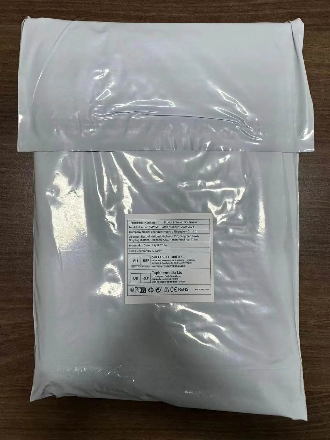 پتو اطفاء حریق آشپزخانه Kanhiro - 99.8 x 99.8 سانتی متر پتو نسوز فایبرگلاس طراحی ایمنی تصادفی برای آشپزخانه، شومینه، باربیکیو، ماشین، کمپینگ. (2 عدد)