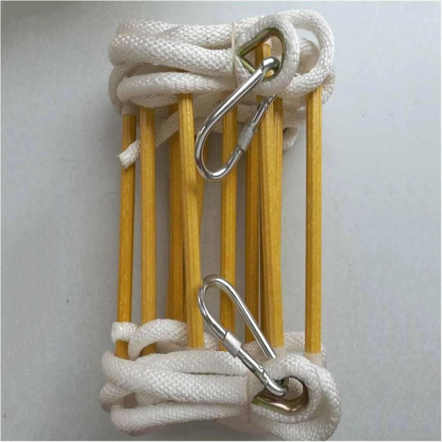 EHEIN Emergency Fire Safety Ladder Safety Rope Ladder with Hook for Quick, Easy and Easy Storage Can Hold Up to 2000 Lbs (Size : 5m/16.4ft)