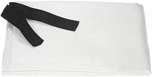 Victosoaring Emergency Survival Fiberglass Fire Blanket Shelter Safety Cover Ideal for The Kitchen, Fireplace, Grill, car, Camping White(10Pack 39x39 in)