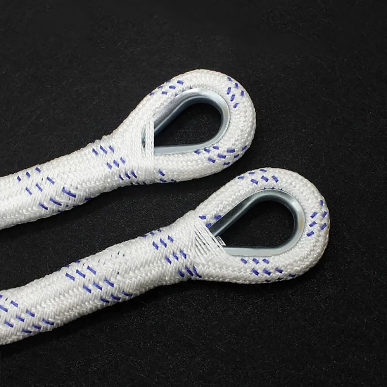 نردبان آتش نشانی قابل حمل برای کودکان و بزرگسالان، نردبان ایمنی نایلونی قابل استفاده مجدد، ظرفیت وزنی تا 420 کیلوگرم، نردبان طنابی فرار اضطراری با کارابین - 5 متر