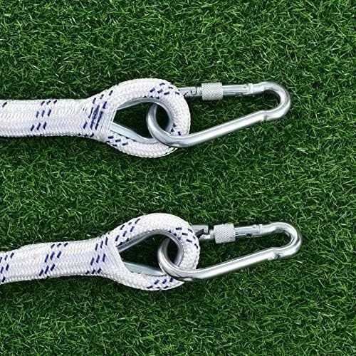 نردبان طنابی فرار از آتش، نردبان فرار از آتش، نردبان طنابی مقاوم در برابر آتش، نردبان طنابی ایمنی با قابلیت استقرار سریع، ظرفیت وزنی تا 900 کیلوگرم، نردبان اضطراری (سایز: 18 متر)