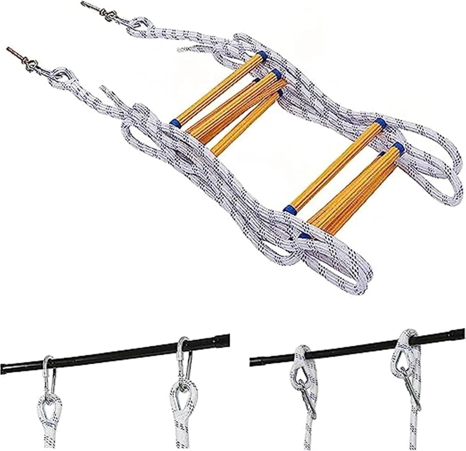 نردبان ایمنی، نردبان فرار از آتش برای ساختمان های 2 تا 6 طبقه، نردبان های ایمنی تخلیه، نردبان فرار اضطراری از آتش / طول 8 متر